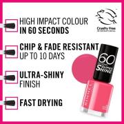 Rimmel 60 Seconds Rita Nagellack 8 ml (Verschiedene Farbtöne) - 324 Fa...