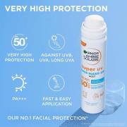Garnier Ambre Solaire Over Makeup Super UV Protection Mist SPF50+ With...