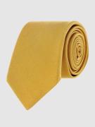 Blick Krawatte aus Seide in unifarbenem Design (7 cm) in Gelb, Größe O...