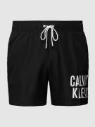 Calvin Klein Underwear Plus PLUS SIZE Badehose mit Label-Print in Blac...