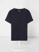 Tommy Hilfiger Teens T-Shirt mit Logo-Stickerei in Marine, Größe 140