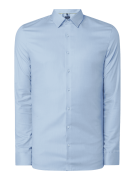 OLYMP No. Six Super Slim Fit Business-Hemd aus Twill in Bleu, Größe 37
