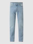 REVIEW Slim Fit Jeans mit Stretch-Anteil in Hellblau, Größe 28/30