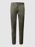 Roy Robson Slim Fit Chino mit Stretch-Anteil in Oliv, Größe 27