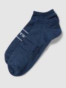 Levi's® Sneakersocken mit Label-Detail in Blau Melange, Größe 39/42