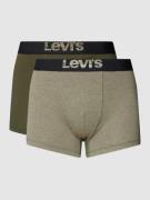Levi's® Trunks mit Label-Stitching in Oliv, Größe S