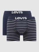 Levi's® Trunks mit Stretch-Anteil im 2er-Pack in Dunkelblau, Größe S