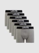 Levi's® Trunks mit Stretch-Anteil im 6er-Pack in Mittelgrau, Größe S