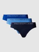 Polo Ralph Lauren Underwear Trunks im 3er-Pack in Jeansblau, Größe S