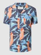 Shiwi Slim Fit Freizeithemd aus Viskose in Hellblau, Größe L