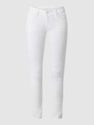 Blue Monkey Slim Fit Jeans mit Stretch-Anteil Modell 'Laura' in Weiss,...