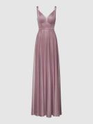 TROYDEN COLLECTION Abendkleid mit Herz-Ausschnitt in Mauve, Größe 36