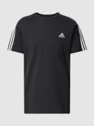 ADIDAS SPORTSWEAR T-Shirt mit Label-Stitching in Black, Größe L