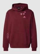 ADIDAS SPORTSWEAR Hoodie mit Känguru-Tasche in Bordeaux, Größe XS