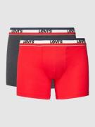 Levi's® Trunks mit elastischem Logo-Bund in Rot, Größe S