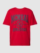 MCNEAL T-Shirt mit Label-Details in Kirsche, Größe M