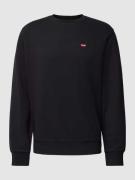 Levi's® Sweatshirt mit Label-Patch in Black, Größe XS