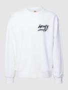 Levi's® Sweatshirt mit Label-Print in Weiss, Größe S