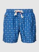 MC2 Saint Barth Badehose mit Allover-Muster Modell 'LIGHTING' in Marin...