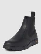 Blauer USA Ankle-Boots mit Label-Print in Black, Größe 41