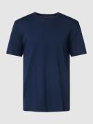 Christian Berg Men T-Shirt mit geripptem Rundhalsausschnitt in Marine,...