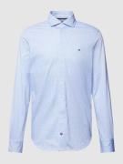 Tommy Hilfiger Tailored Slim Fit Business-Hemd mit Allover-Muster und ...