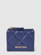 VALENTINO BAGS Portemonnaie mit Label-Detail Modell 'OCARINA' in Marin...
