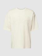 REVIEW Basic Oversized T-Shirt in Ecru, Größe XS