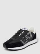 EA7 Emporio Armani Sneaker mit Label-Detail in Black, Größe 41