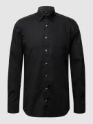 OLYMP Level Five Slim Fit Business-Hemd aus Popeline in Black, Größe 3...