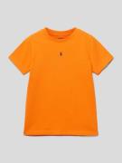 Polo Ralph Lauren Kids T-Shirt mit Label-Stitching in Orange, Größe 92