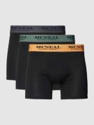 MCNEAL Trunks mit elastischem Bund im 3er-Pack in Black, Größe M