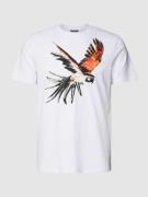 Antony Morato T-Shirt mit Motiv-Print in Offwhite, Größe L