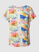 Christian Berg Woman T-Shirt mit floralem Muster in Ecru, Größe 34