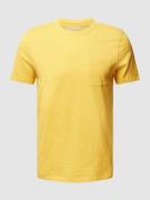 MCNEAL T-Shirt in melierter Optik mit Brusttasche in Dunkelgelb, Größe...