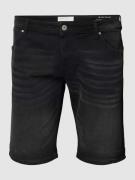 Tom Tailor Plus PLUS SIZE Jeansshorts mit Gesäßtaschen in Black, Größe...