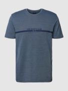 Christian Berg Men T-Shirt mit Front-Print in Rauchblau, Größe S