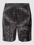 REVIEW Paisley Shorts in Anthrazit, Größe L