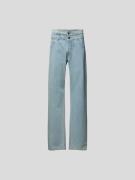 VTMNTS Regular Fit Jeans mit Label-Detail in Hellblau, Größe 28