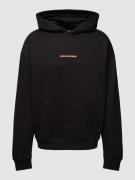 Pegador Oversized Hoodie mit Label-Print Modell 'COLNE' in Black, Größ...