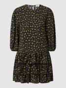 EDITED Kleid mit floralem Muster Modell 'Julika' in Black, Größe 34