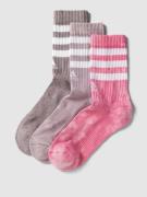 ADIDAS SPORTSWEAR Socken mit Kontraststreifen im 3er-Pack in Mauve, Gr...