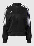 ADIDAS SPORTSWEAR Sweatjacke mit Label-Streifen Modell 'TIRO' in Black...