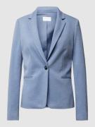 Jake*s Collection Blazer mit unifarbenem Design und Zweiwege-Reißversc...