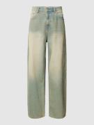 REVIEW Jeans mit Denim-Look und Baggy Fit in Blau, Größe 30