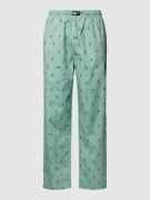 Polo Ralph Lauren Underwear Pyjama-Hose mit Tunnelzug und Allover-Prin...