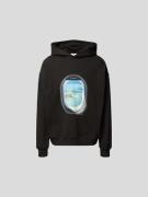 Blue Sky Inn Hoodie mit Motiv-Print in Black, Größe L