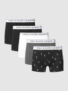 Polo Ralph Lauren Underwear Trunks mit elastischem Logo-Bund im 5er-Pa...