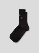 MSGM Socken mit Label-Stitching in Black, Größe One Size