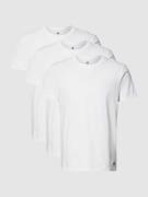 ADIDAS SPORTSWEAR T-Shirt mit Label-Print im 3er-Pack in Weiss, Größe ...